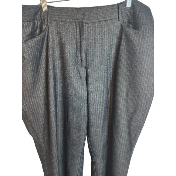 Lane Bryant Outlet Size 22 Dress Pants with Metallic Thread - Picture 2 of 5
